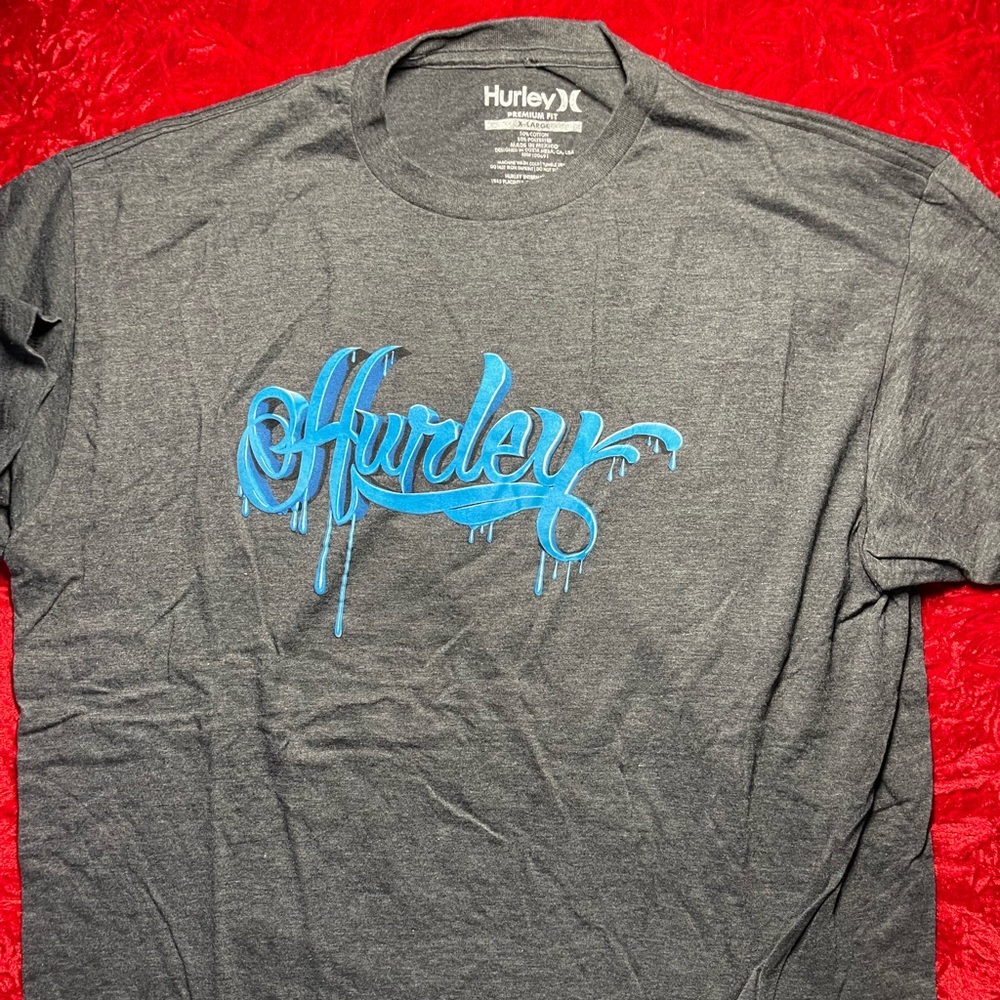 Hurley Graphic Tee NWOT - Gray XL